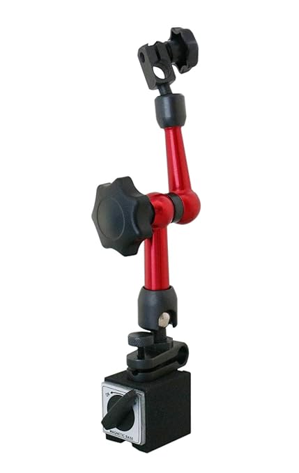 Accusize Industrial Tools 0-1'' by 0.001'' Dial Indicator, 0.03'' by 0.0005'' and 1 Magnetic Base Professional Combo, 0510-0518