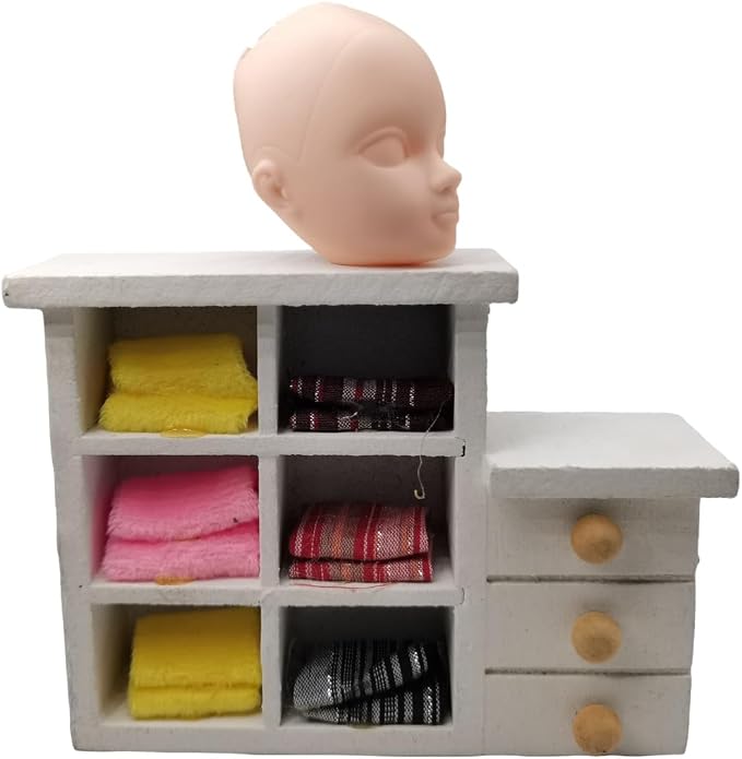 DoubleWood 10pcs 1/6 Doll Head Soft Plastic Doll Repainting Practice Makeup - Image 4