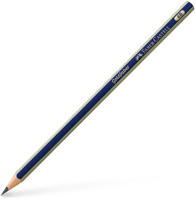 Faber-Castell Goldfaber Artists' Graphite 6B Pencil by Faber-Castell
