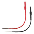 2 PCS Spoon Back Probe, Silicon Flexible Test Back Probe Pins Bendable Spoon Multimeter Test Extention Power Probes Compatible with 4mm Banana Plug for Wire Piercing Car Repairing Electrical Testing