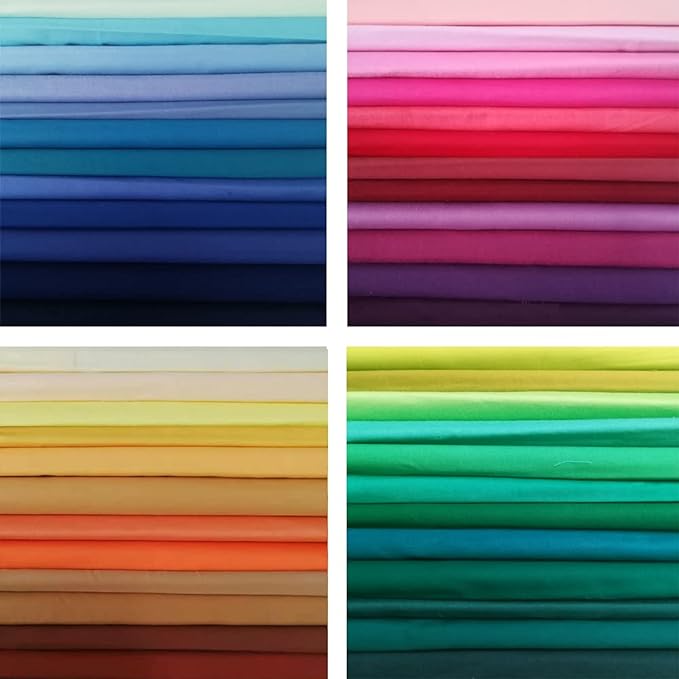 8"x8" 50pcs Cotton Fabric Squares by newamishquilt