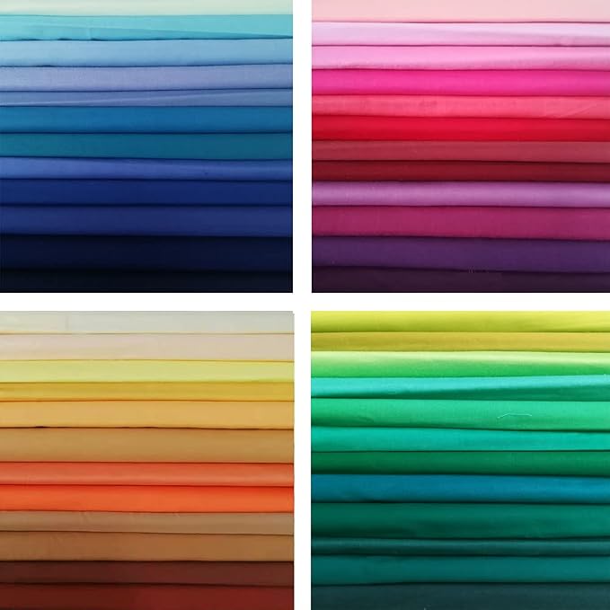 8"x8" 25pcs Cotton Fabric Squares by newamishquilt