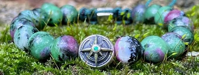 Zenkeeper 108 Pcs Ruby Zoisite Beads - Image 6