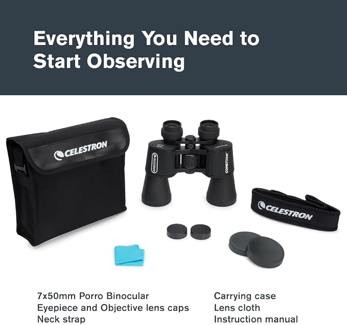 Celestron - Cometron 7x50 Astronomy Binoculars – Entry-Level - Image 7