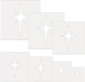 Teling 14 Pcs Large Star Stencil by Teling
