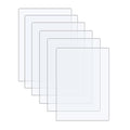 Acrylic Sheets - 6 Pack of 8x10 0.043" Thick Clear Plexiglass Transparent by Langaelex