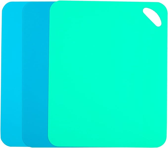 Plastic Flexible Cutting Mats for Kitchen, Cutting Board Sheet for Kitchen by Carrollar