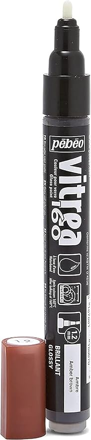 Pebeo Vitrea 160, Glossy Glass Paint Marker - Image 2