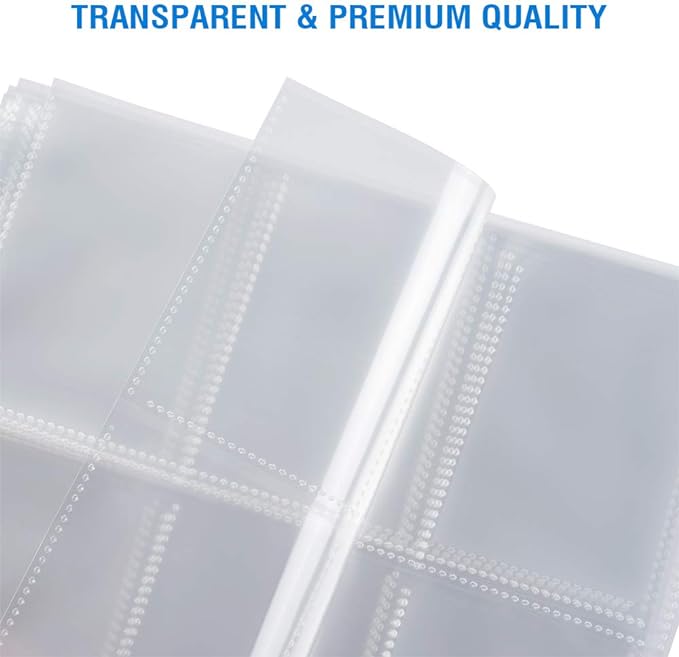 120 Pack 9 Pocket Page Protectors, Sooez Single Sided Trading Card Sleeves - Image 4
