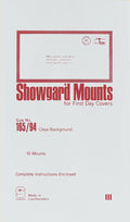 Stamp Mounts Clear Background Precut Size 165/94 First Day Cover 10 Mounts by Showgard