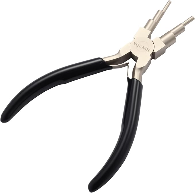 2-in-1 Jewelry Pliers & Wire Looping Tool, High-Carbon Steel Bail Making Pliers by Unknown