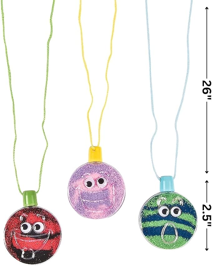 Wiggle Eye Sand Art Necklace - Image 2
