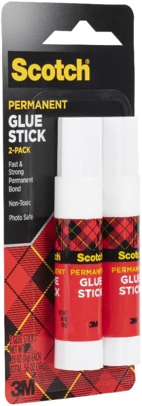 Scotch Permanent Glue Sticks, Acid-Free Non-Toxic Adhesive – Strong & Fast Bond - Image 4