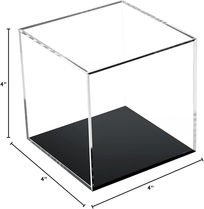 Transparent Acrylic Square Cube Containers - Image 8
