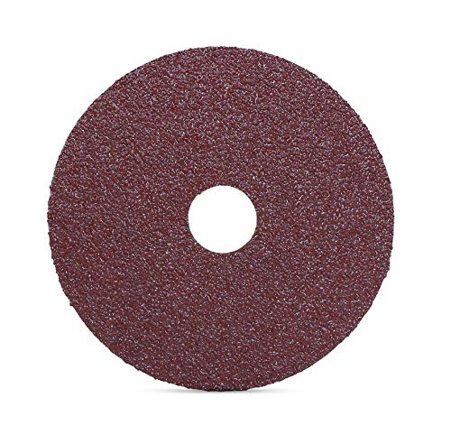 BHA Aluminum Oxide Resin Fiber Sanding and Grinding Discs, 4.5” x 7/8”, 24 Grit - 25 Pack