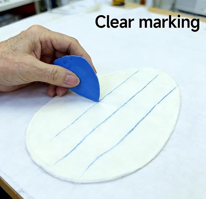 OZXTYO Triangle Tailors Chalk 10Pcs, Sewing Fabric Chalk and Fabric Markers - Image 3