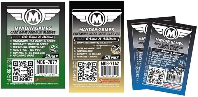 MayDay Game's Forestry Premium Compatible Card Sleeve Bundle by MAYDAYGAMES