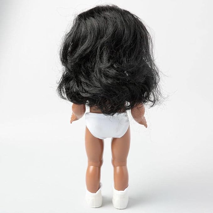 3 African American Full‑Body Dolls – 13-1/2" Plastic Craft Models - Image 6