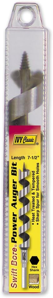 IVY Classic 46211 11/16 x 7-1/2-Inch Power Auger, High-Carbon Steel, 1/Tube
