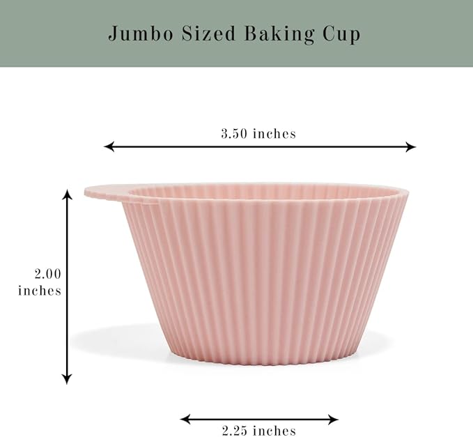 The Silicone Kitchen Reusable Silicone Baking Cups Silicone Muffin Liners - Image 7