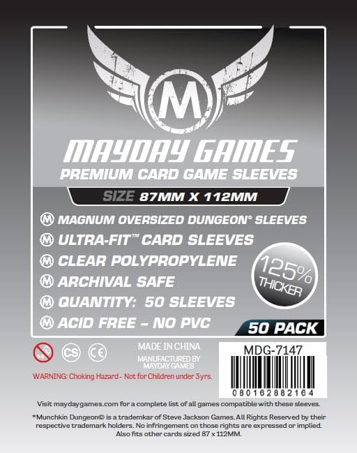 Mayday Games Muchkin Big Box -Premium Compatible Card Sleeve Bundle - Image 4