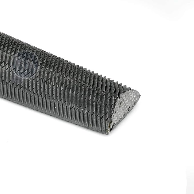 Benchmark Abrasives 10" Bastard Cut Half Round Aluminum Hand File, Hardened Steel File, for Filing Soft Metal, Aluminum, Tin, Iron, Copper, Plastic, Hard Wood, Metalworking (10")
