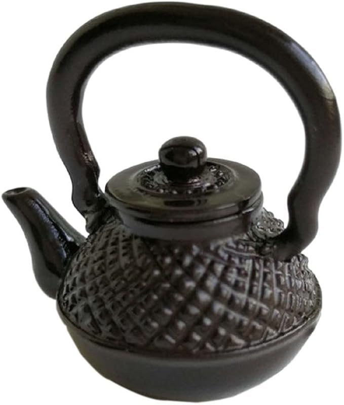 Dollhouse Miniature Vivid Teapot Tea Kettle 1:12 Scale Kitchen Copper Model - Image 6