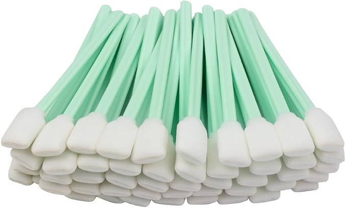 LOVEDAY 100pc 5.1" Square Rectangle Foam Cleaning Swab Sticks by LOVEDAY