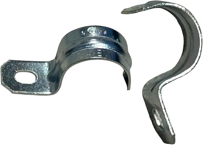 1-Inch One-Hole Conduit Strap | Steel Clamp for Rigid/IMC - Sandbaggy (1 inch, 10, Count)