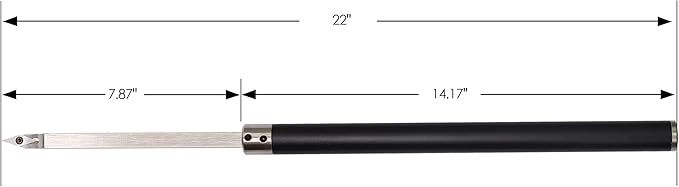 Carbide Tipped Wood Turning tools set Lathe Rougher Finisher Detailer Swan Neck Hollower Tools and Interchangeable Aluminum Alloy Grip Handle with Diamond Round Square Carbide Inserts AT04