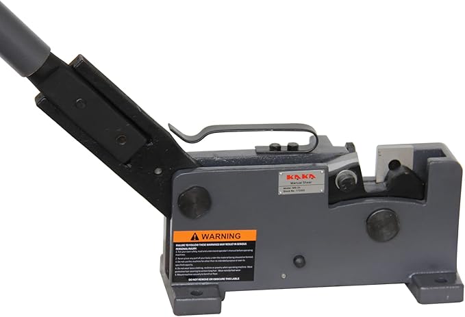 KAKA INDUSTRIAL MS-28 Manual Sheet Metal Shears - Cuts Square Steel, Rebar, Rod, Flat Bar, Round Steel up to 1.1 in / 28mm