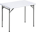 Folding Table 3ft Rectangular All-Occasion Plastic Folding Event Table by OutdoorOasisFurniture