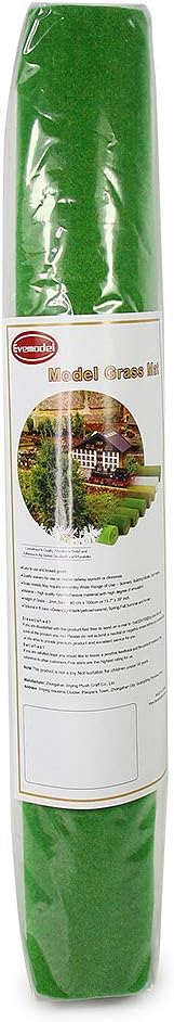 CP137 Artificial Model Grass Mat Trains Green 40x100cm or 15.7'' x 39'' - Image 4