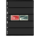 MUDOR 20 Sheets Stamp Pages for Collection Album Binder Book, 5 Pocket | 200 by MUDOR