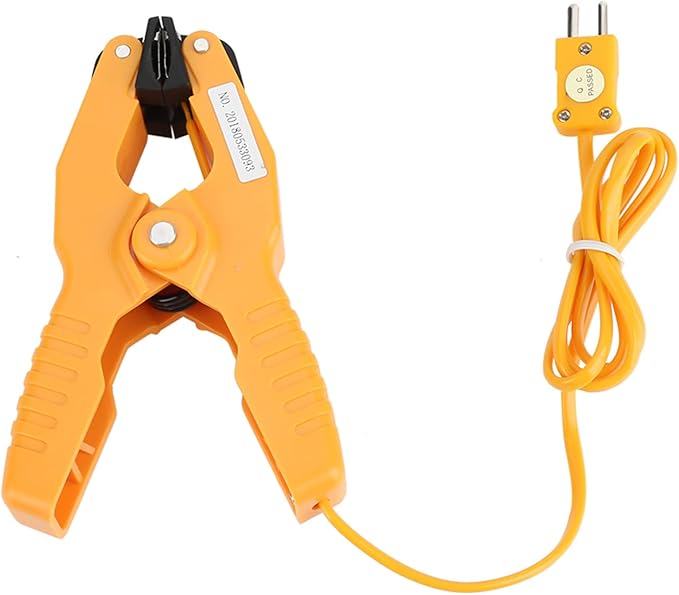 Qiilu Pipe Clamp Yellow Ht 05 K Type Thermocouple Sensor Temperature Pipe Clamp 1~3 8 40~200℃ (Qiilukisnrv2qa5)