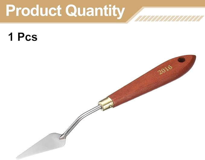 HARFINGTON Palette Knife Painting Tool 1.97" x 0.75" Stainless Steel Teardrop - Image 3