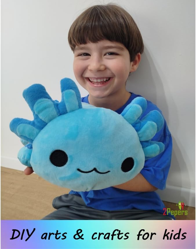 Axolotl Plushie Kit, DIY Animal Toy Crafts - Image 6