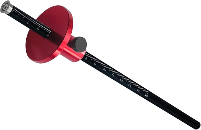 Yosoo Woodworking Scriber Aluminum Alloy Wheel Marking European for Woodworking Projects