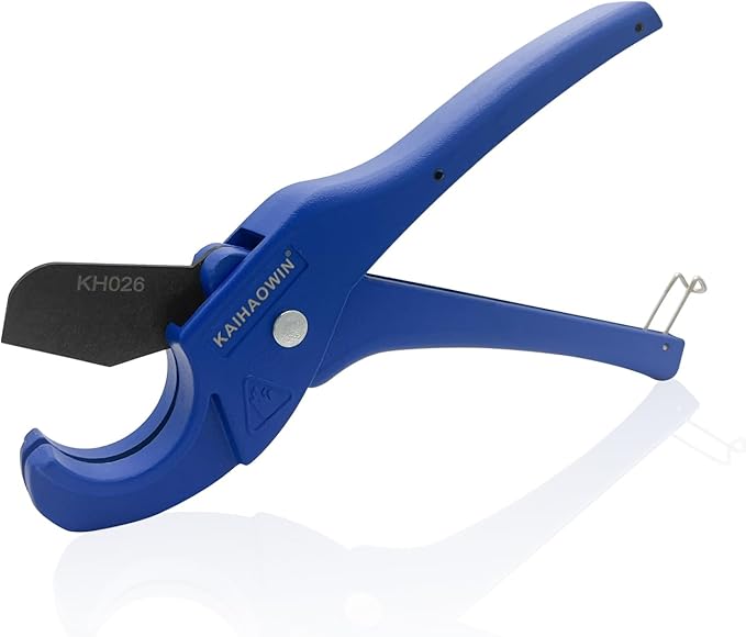 KAIHAOWIN PVC Pipe Cutter-1-1/4" PEX PPR Plastic Rubber Hoses Tubing Cutting Tool Professional CPVC Cutters