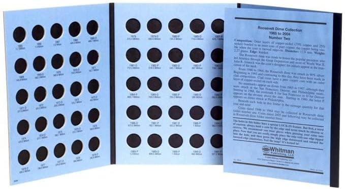 Whitman US Roosevelt Dime Folder Volume 2 1965-2004 / #9034 - Image 2