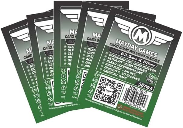 Mayday Games Fury of Dracula Game Accessory-Premium Compatible Card Sleeve by MAYDAYGAMES