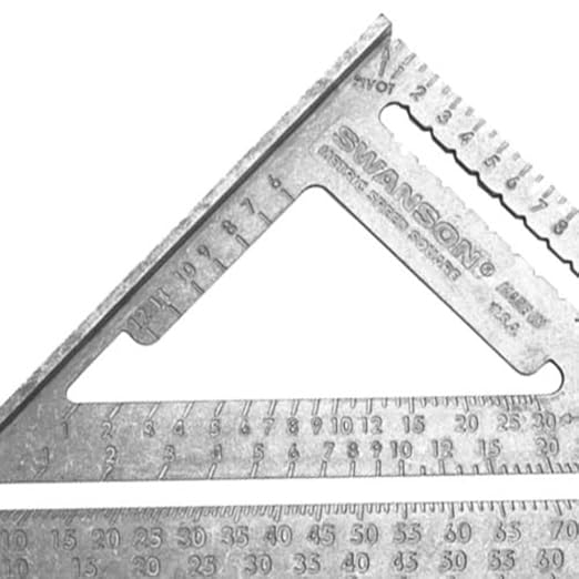 Swanson NA202 Metric Speed Square Layout Tool | Aluminum layout square - Image 2