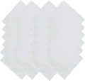 White Bandanas Women Men Large Cotton Tie Dye Party Supplies Plain Head Wrap by MLMOMVME