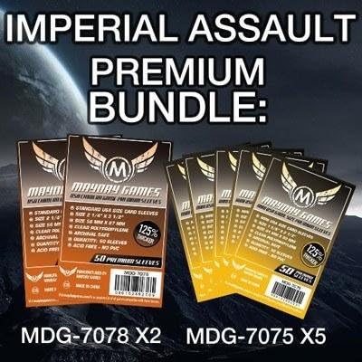 Mayday Games Imperial Assault Game Accessory- Premium Card Sleeve Bundle by MAYDAYGAMES