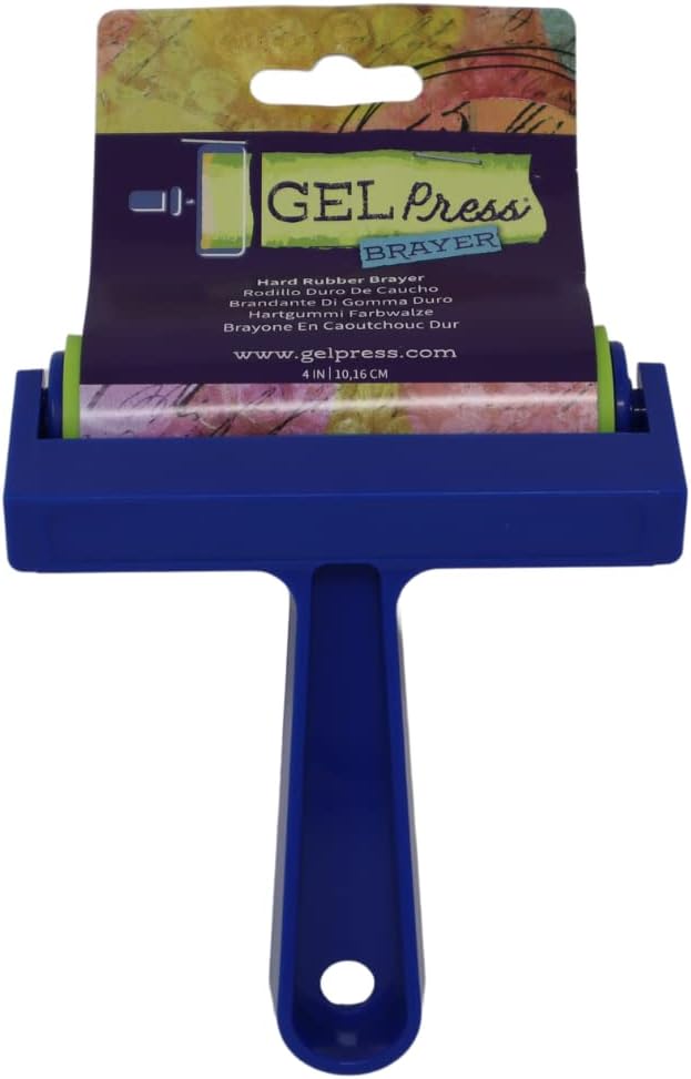 4-Inch Gel Press Rubber Brayer by GelPress