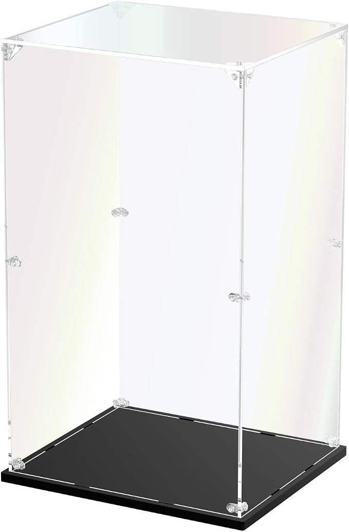 3MM Clear Acrylic Display Case, Zimo momo Self-Assemble Showcase by dofopo