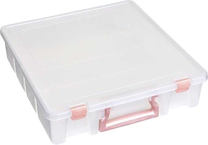 ArtBin 6955RL Super Satchel Compartment Box Clear Craft Organizer Storage Case by ArtBin