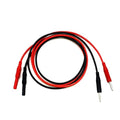 zhenyu 2Pcs Multimeter Test Lead Extension Male to Female Connector 4mm Banana Plug to Jack Heavy Duty 14AWG Silicone Wires Meter Leads Probes 3 Feet