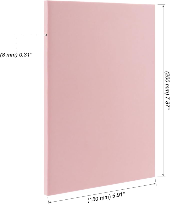 MOUYAT 10 Pack 8 x 6 Inch Pink Rubber Carving Blocks, Rubber Linoleum Block - Image 2