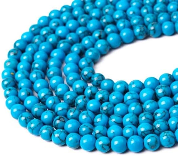 Zenkeeper 108 Pcs Blue Turquoise Beads by Zenkeeper
